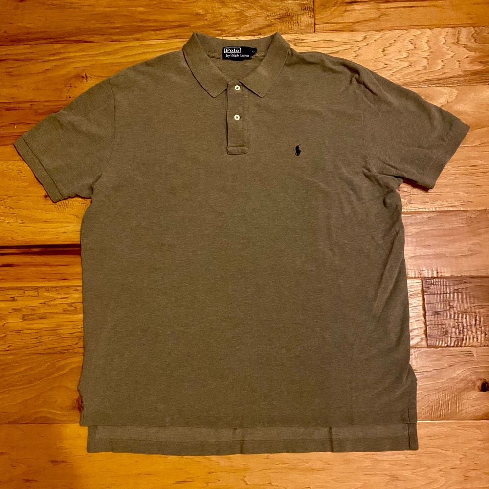 Polo by Ralph Lauren military Heather green polo XL
